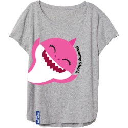 T-shirt court pour femme Baby Shark, haut S-XL