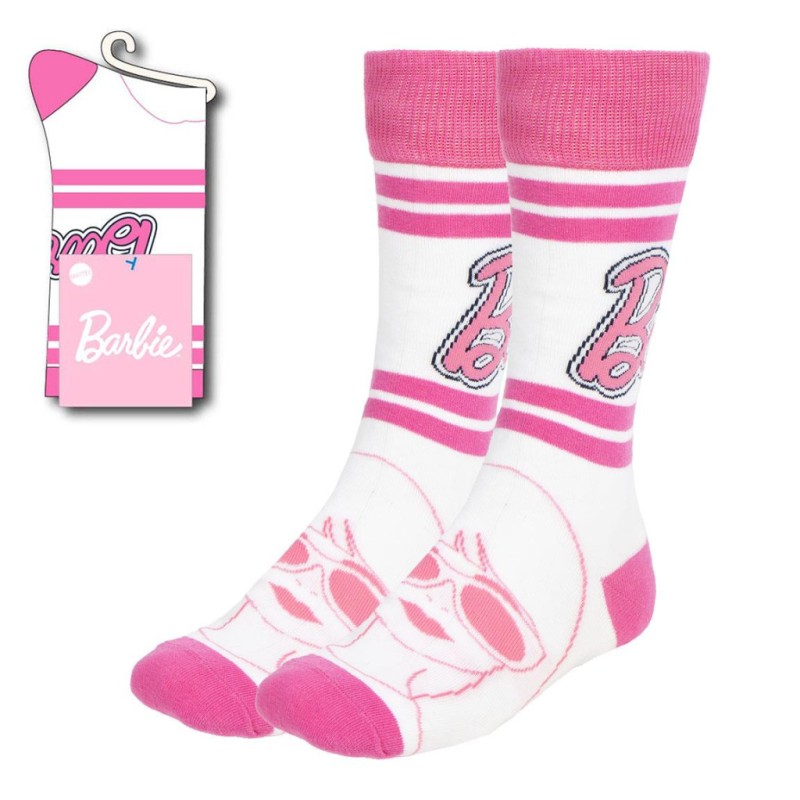 Chaussettes hautes pour femmes Barbie Cool Girl 36/43