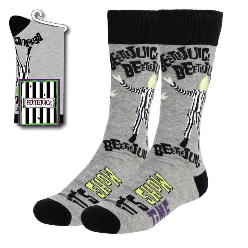 Chaussettes longues pour adultes Beetlejuice Show Time 38/45