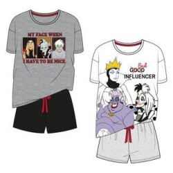 Disney Villains women's short pajamas S-XL