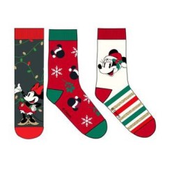 Disney Minnie  Christmas Women's Socks 36-41