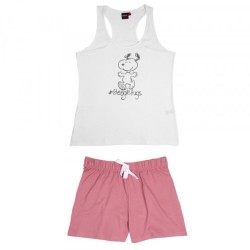 Pyjama court Snoopy pour femme S-XL