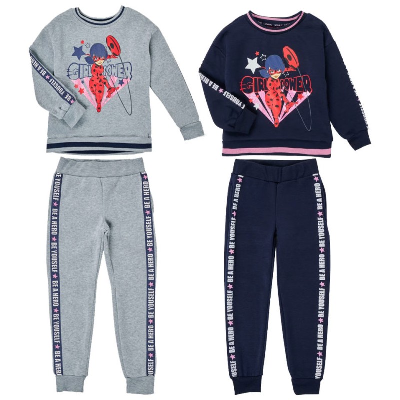 Ensemble de survêtement et de jogging pour enfants Miraculous Tales of Ladybug et Chat Noir 4-8 ans