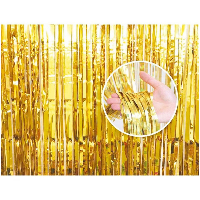 Colour B&C Gold Golden door curtain 240 cm