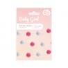 Baby Baby Girl Girl paper pom pom garland 250 cm