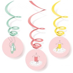 Ballet Little Dancer Ballerina Ribbon Decoration 6-piece set