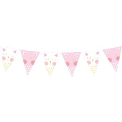 Cat Sleepy flag garland 200 cm