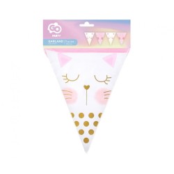 Cat Sleepy flag garland 200 cm