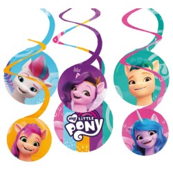 Ensemble de 6 décorations en ruban My Little Pony New Generation