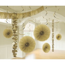 Colour Gold, Gold decoration set 18 pieces