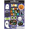 Lot de 17 autocollants pour fenêtre Halloween Friends