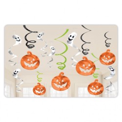 Halloween Ribbon Decoration Set, 12 pieces