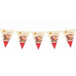 Indian Indian Party, flag garland 360 cm