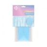 Colour B&C Pastel Light Blue Blue Curtain 2 m