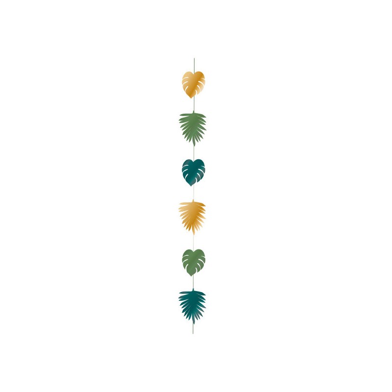 Key West Leaf hanging decoration set of 4