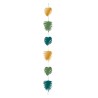 Key West Leaf hanging decoration set of 4