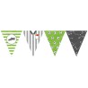 Football Kicker Party banner garland 4 m