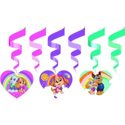 Paw Patrol Rainbow ribbon decoration 6-piece set