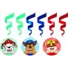 Paw Patrol Smile ribbon decoration set of 6 pieces