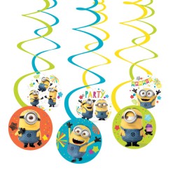 Minions Hooray ribbon decoration 6-piece set