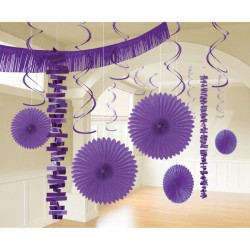 Colour New Purple, Purple decoration set 18 pcs