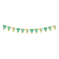 Summer Surf Party paper flag garland 400 cm