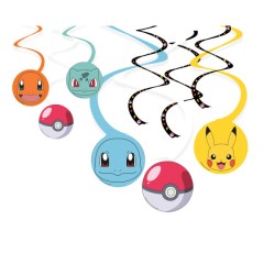 Pokémon Thunder ribbon decoration 6-piece set