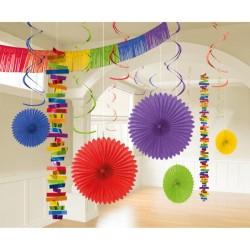 Colour Rainbow, 18-piece decoration set