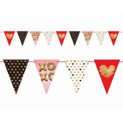 Love XOXO paper bunting 270 cm