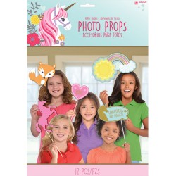 Ensemble d'accessoires photo magiques Licorne