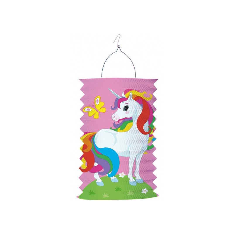 Unicorn Pink lantern 28 cm