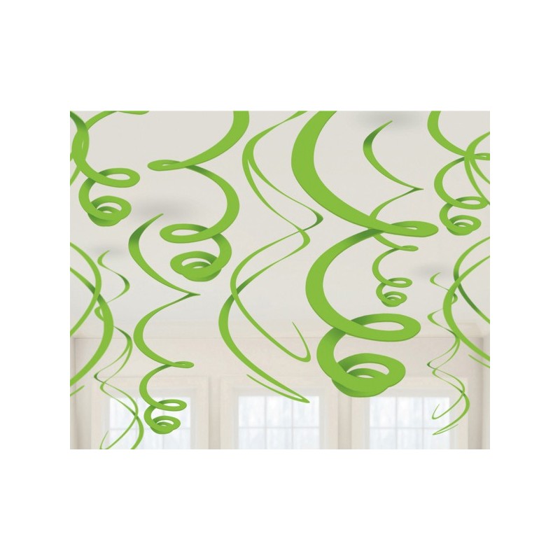 Ensemble de décoration en ruban vert Kiwi de couleur avec 12 pièces