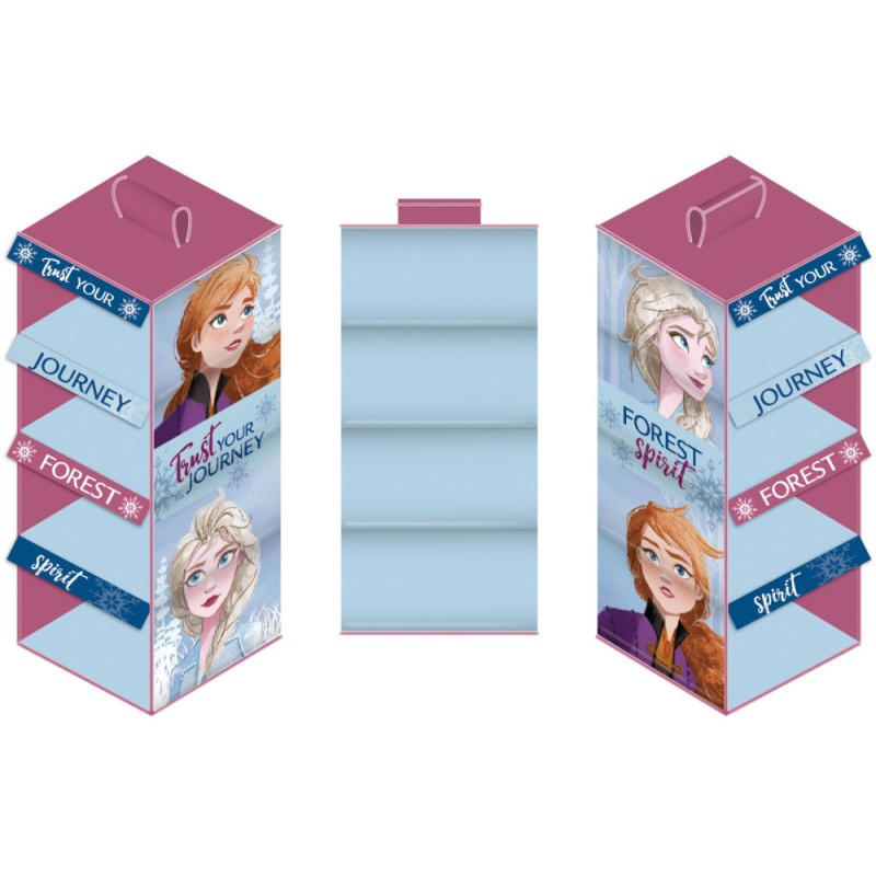 Organiseur de placard suspendu Disney Frozen 4 pièces