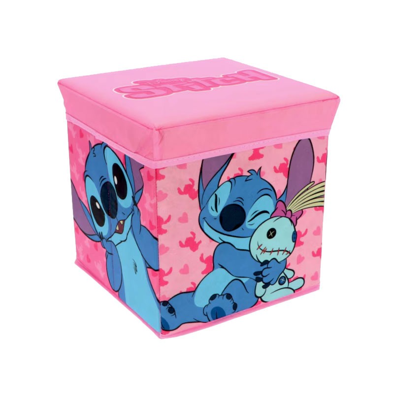 Coffre de rangement pour jouets Scrump Disney Lilo et Stitch 30×30×30 cm