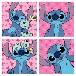 Coffre de rangement pour jouets Scrump Disney Lilo et Stitch 30×30×30 cm