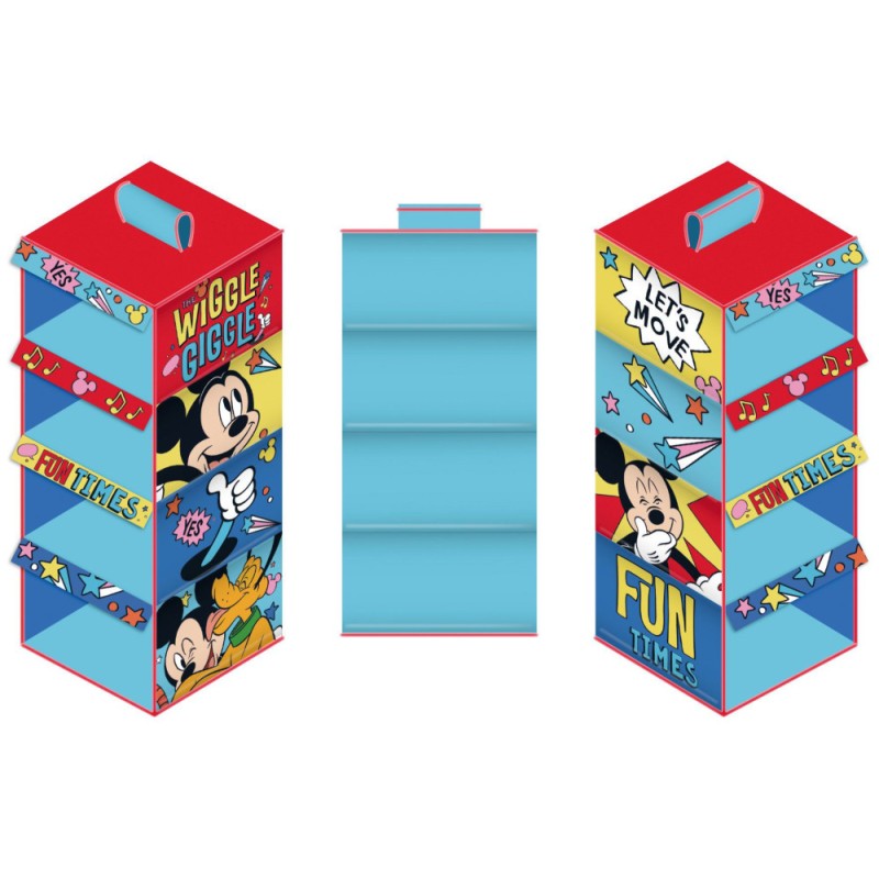 Disney Mickey  hanging closet organizer 4 sections