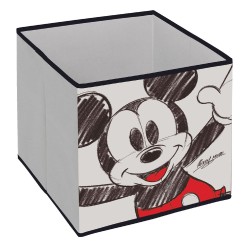 Rangement pour jouets Disney Mickey Gris 31√ó31√ó31 cm