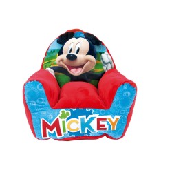 Fauteuil en peluche Disney Mickey Smile 52x48x51 cm