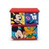 Support de rangement pour jouets Disney Mickey Pluto avec 3 compartiments 53x30x60 cm