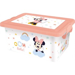 Boîte de rangement en plastique Disney Minnie 7 L