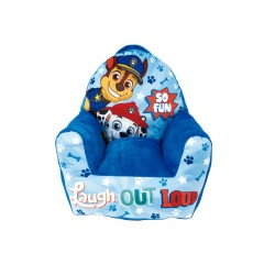 Chaise en peluche Paw Patrol Laugh 52x48x51 cm