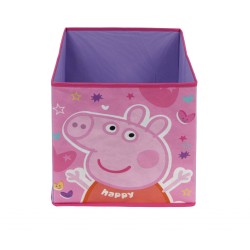 Coffre de rangement pour jouets Peppa Pig 31×31×31 cm