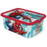 Spiderman plastic storage box 13 L