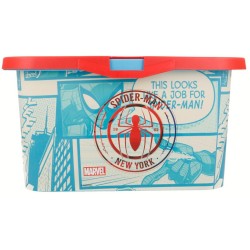 Spiderman plastic storage box 13 L