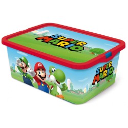 Boîte de rangement en plastique Super Mario 13 L