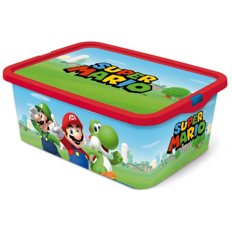 Super Mario Plastic Storage Box 13 L