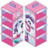 Unicorn Sparkle Hanging Closet Organizer 4-piece