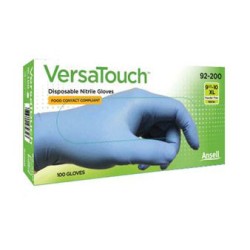 VersaTouch® Ansell 92-200 disposable nitrile glove, size 6.5-7 (S), 100 pieces