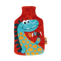 Dinosaur Red hot water bottle 2l