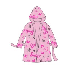 Barbie Love kids bathrobe 4-10 years